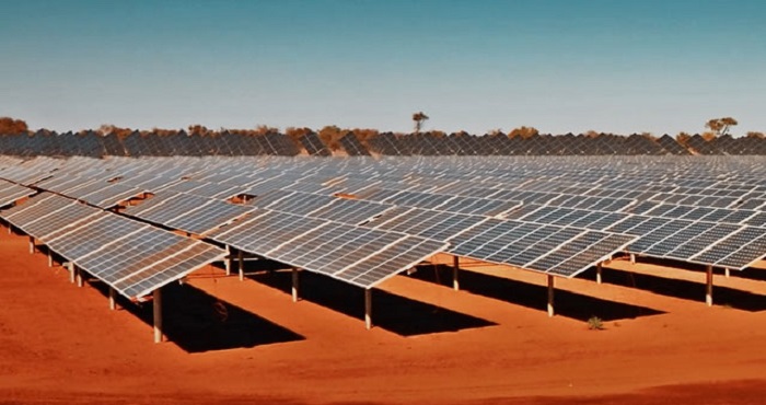 Factory roof panel array
