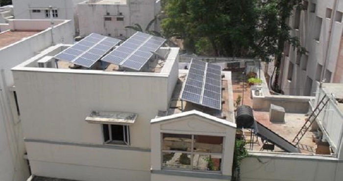 Domestic solar installation