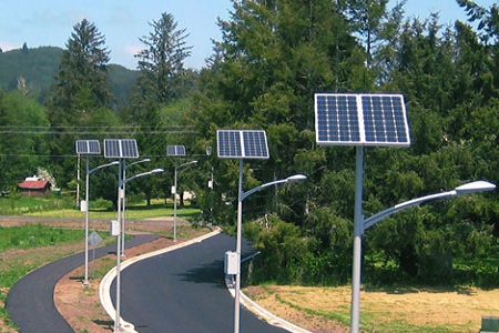 Street Lighting solar installations by Maaya Solar Power Tech